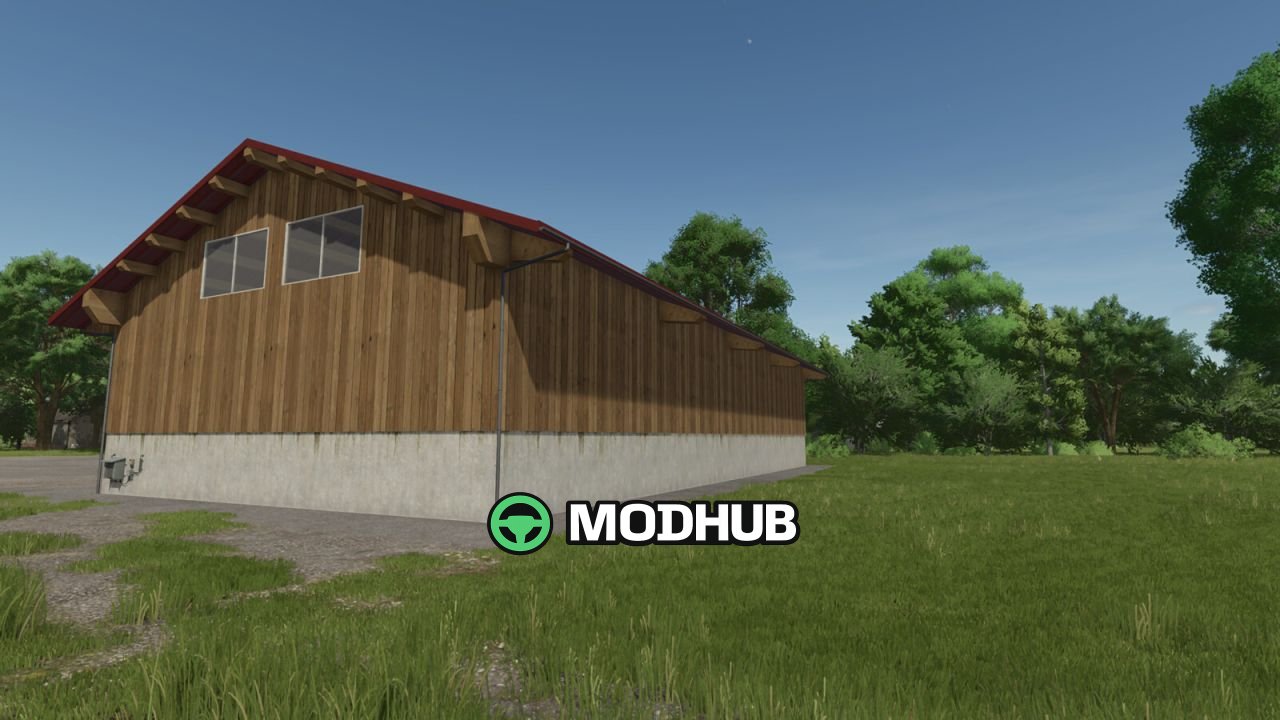 Машинний ангар Machine Hall V1.1 для FS25