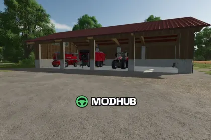 Машинний ангар Machine Hall V1.1 для FS25 — 3