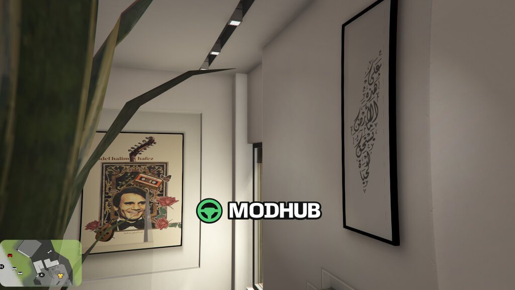Franklin's Arab Pop Art Interior for GTA 5