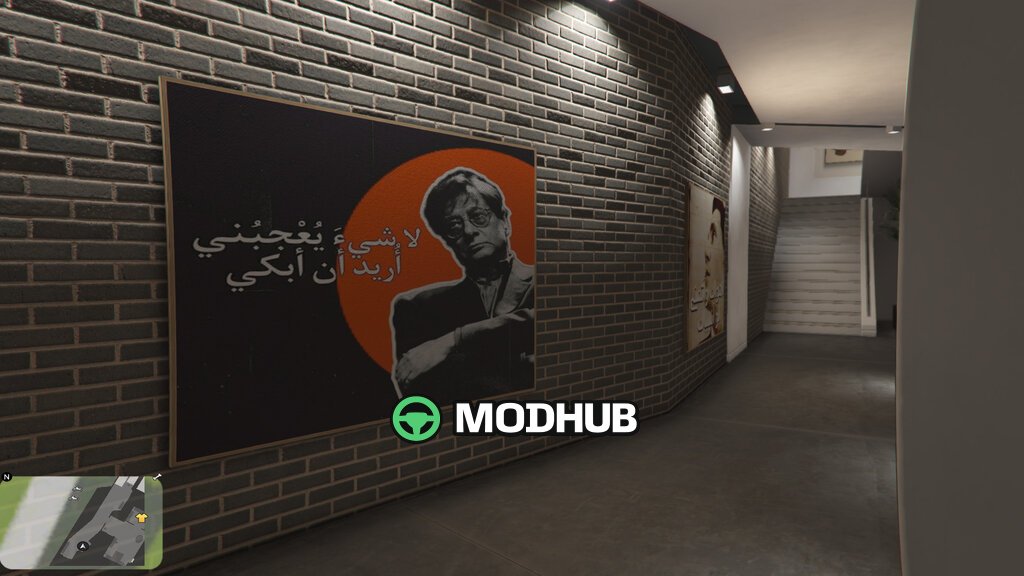 Franklin's Arab Pop Art Interior for GTA 5