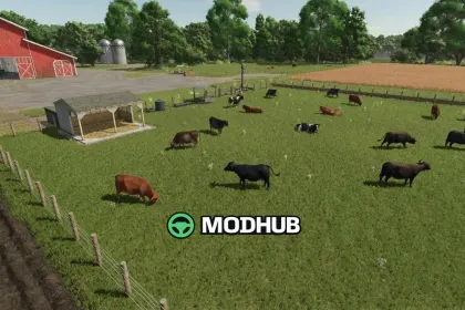 Koryto/wybieg High Capacity Cow Pasture v1.0.0.1 do FS25