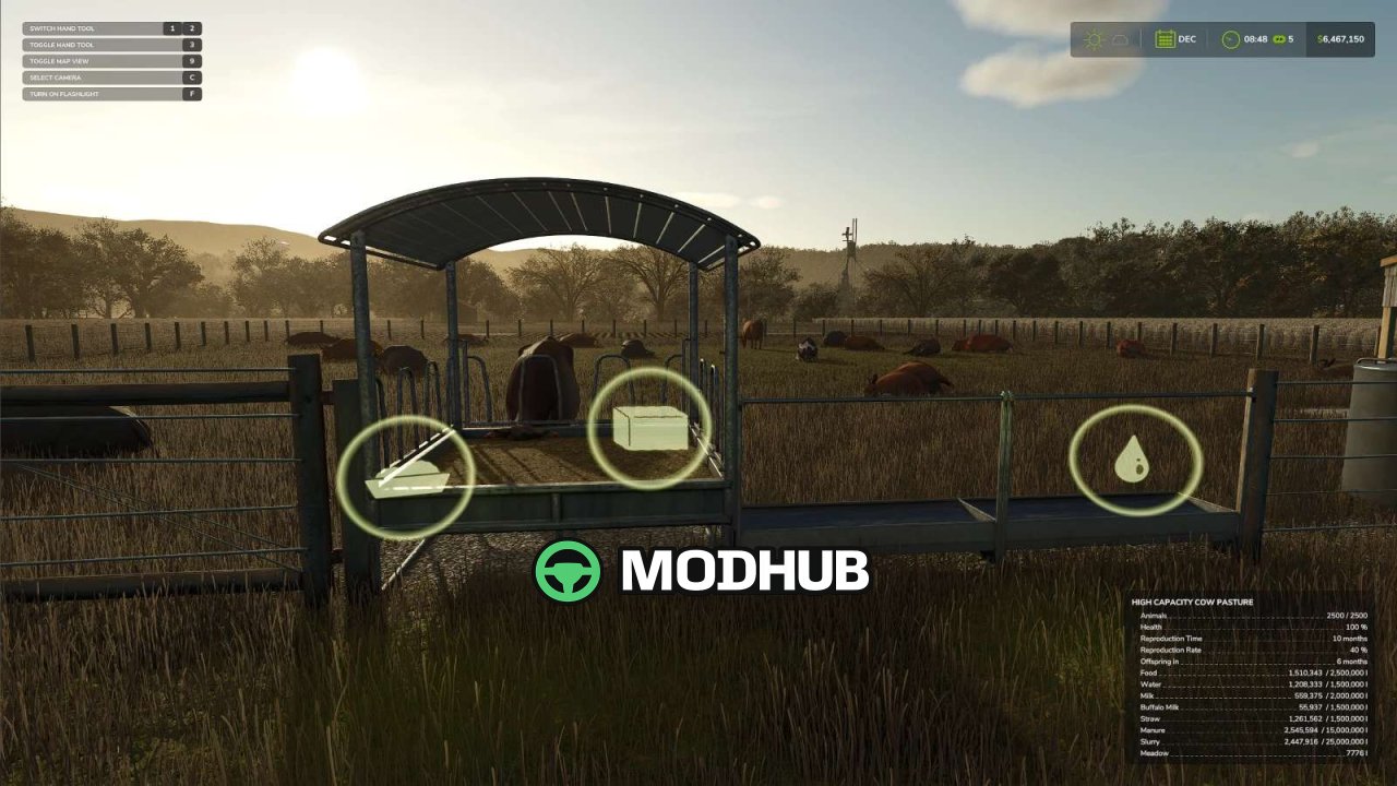 Корівник High Capacity Cow Pasture v1.0.0.1 для FS25