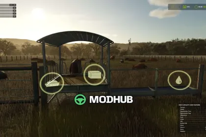 Корівник High Capacity Cow Pasture v1.0.0.1 для FS25 — 2