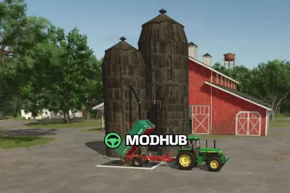 Stary silos Old Grain Silo Multifruit v1.0.0.2 do FS25