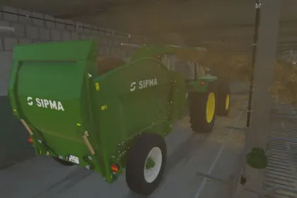 Ефективна Підстилкова Машина Sipma Pro-Chop 150 для Швидкої Роботи у FS25