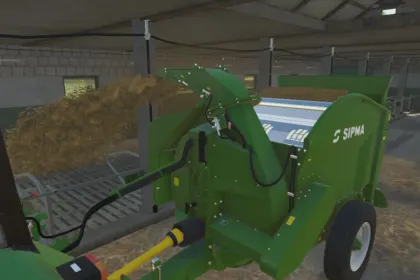 Ефективна Підстилкова Машина Sipma Pro-Chop 150 для Швидкої Роботи у FS25