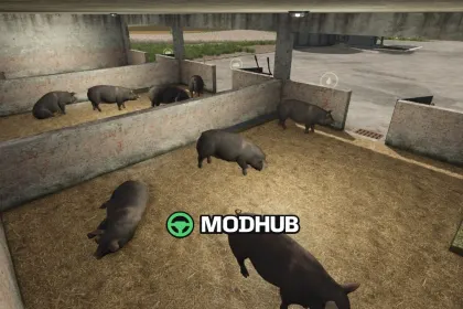 Свинарник Small Balkan Pig Barn v1.0 для FS25 — 2