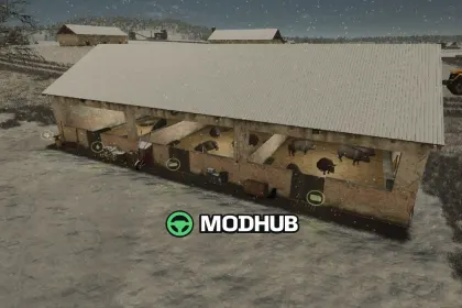 Свинарник Small Balkan Pig Barn v1.0 для FS25 — 3