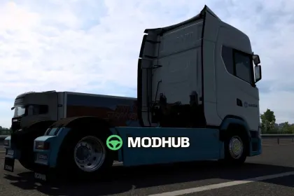 Скіни 8K MAERSK SCANIA S BEV 19 09 2026 v1.0 1.40 1.61 для ETS2