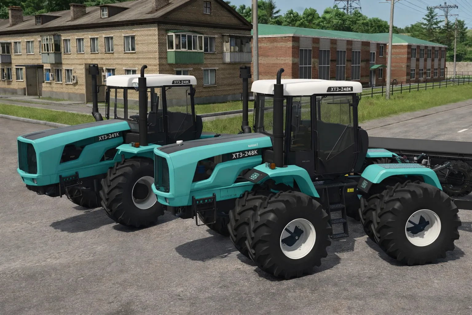 Мод на трактор ХТЗ-241K для Фермер Симулятор 25