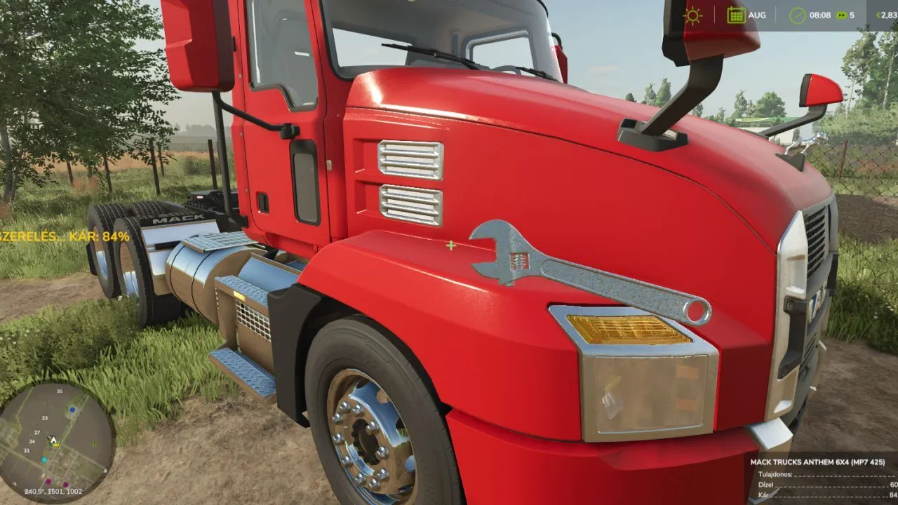 Bequemer Repair Wrench für FS25 — Schnelle Reparatur von Technik im Feld