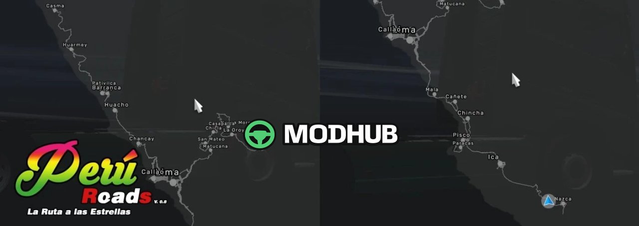 Peru Roads v0.8.14 map for ETS2