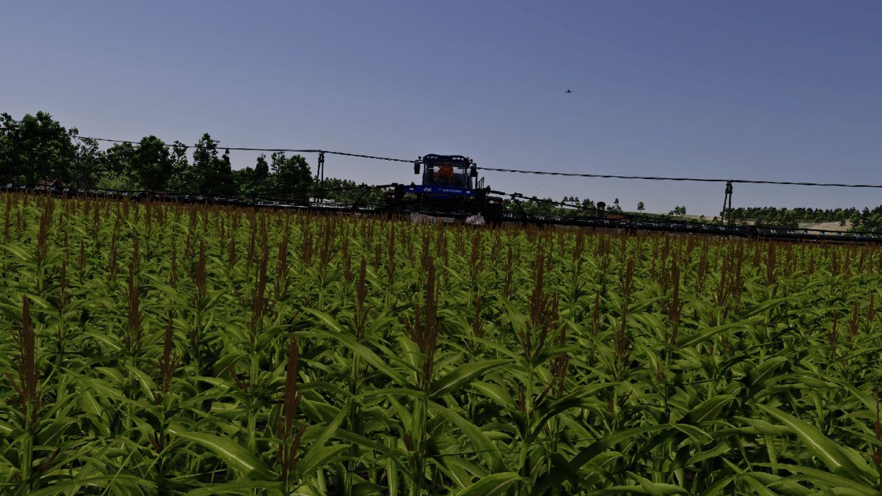Самохідний обприскувач New Holland SP400F для Farming Simulator 25