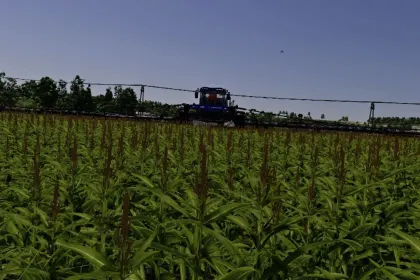 Самохідний обприскувач New Holland SP400F для Farming Simulator 25 — 3