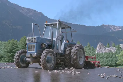 Traktoren Universal Universal 445-550 DTC Series für Farming Simulator 22 — 5