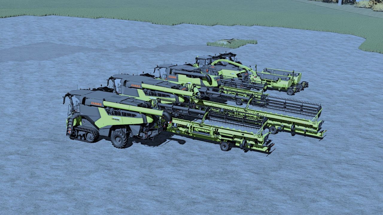 Пакет техніки Claas для Farming Simulator 25