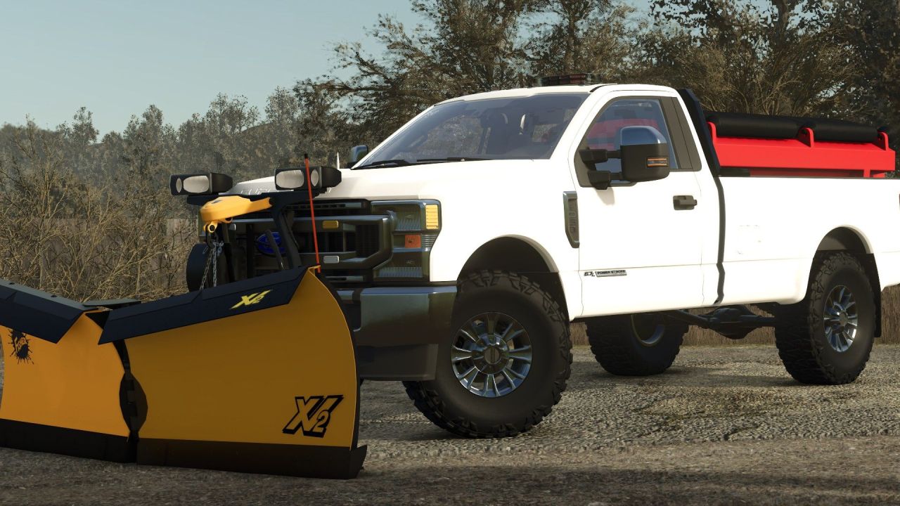 2022 Ford F350 Single Cab для Farming Simulator 25
