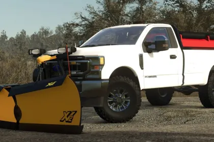 2022 Ford F350 Single Cab для Farming Simulator 25 — 3