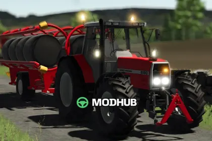 Причіп Keltec 8 bale chaser V1.0.0.1 для FS25