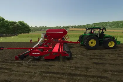 Effektive Sämaschine Horsch Pronto 9DC Multi für schnelles Säen in FS25