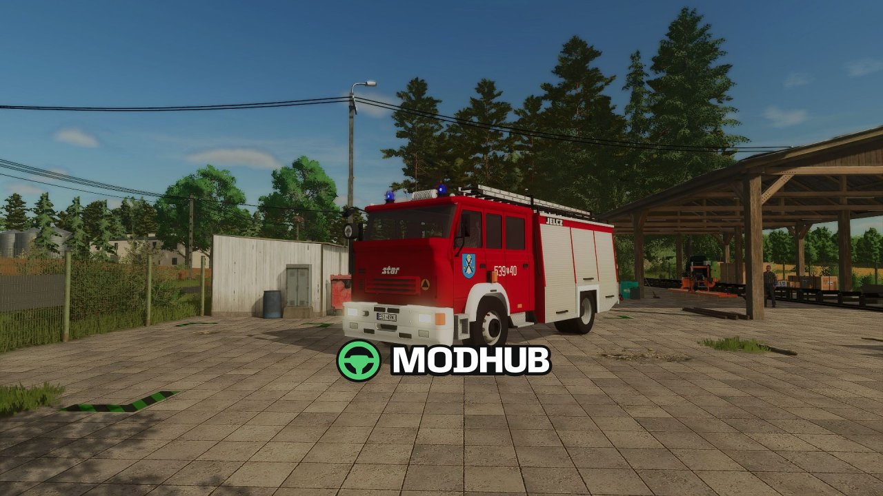 Зенітка Star 1142 GBARt 2/20 JZS 539[E]40 OSP Złoczew V1.0 для FS25