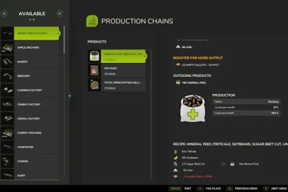 Система бустерів виробництва Production Booster System для Farming Simulator 25