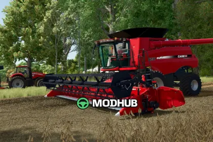 Жатка Case IH 3020 Terraflex V1.0.0.1 для FS25 — 3