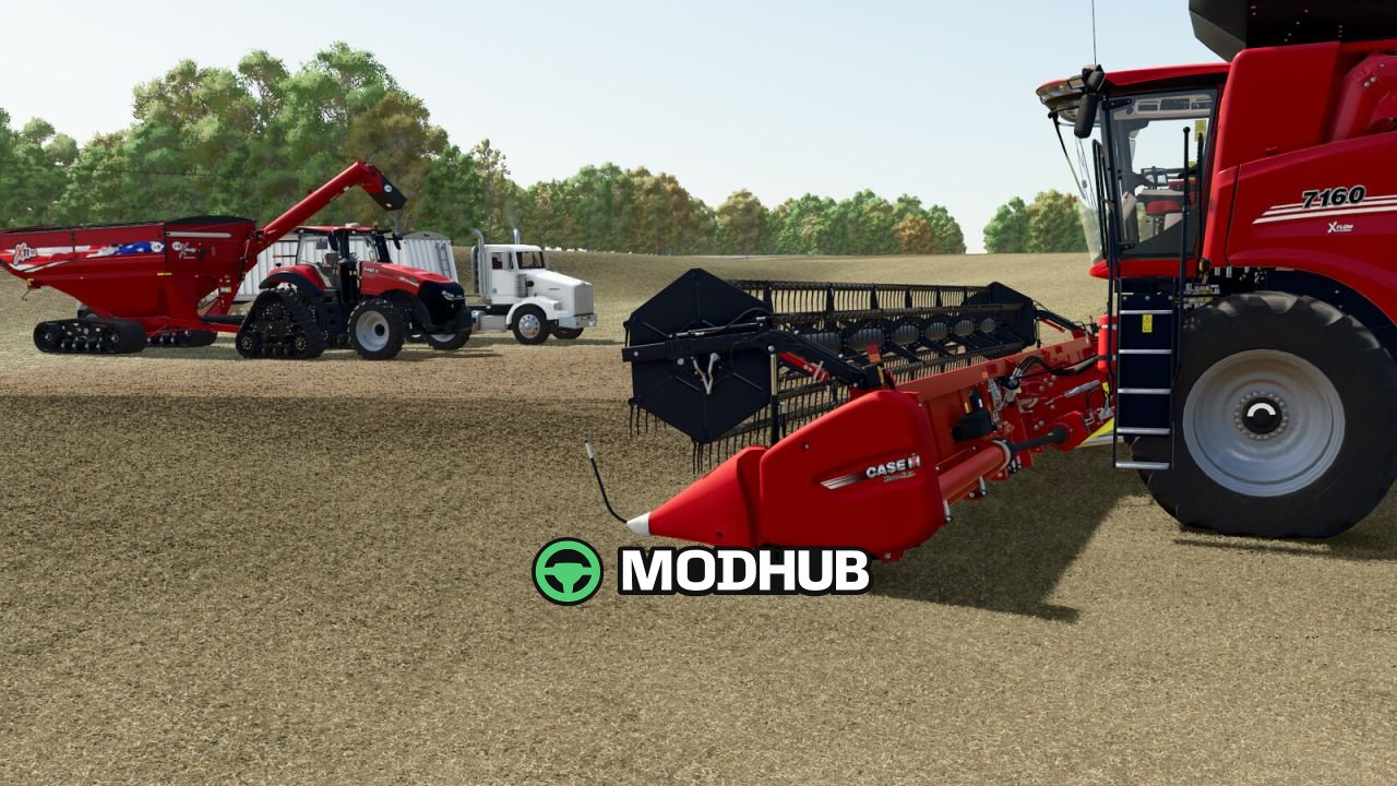Жатка Case IH 3020 Terraflex V1.0.0.1 для FS25