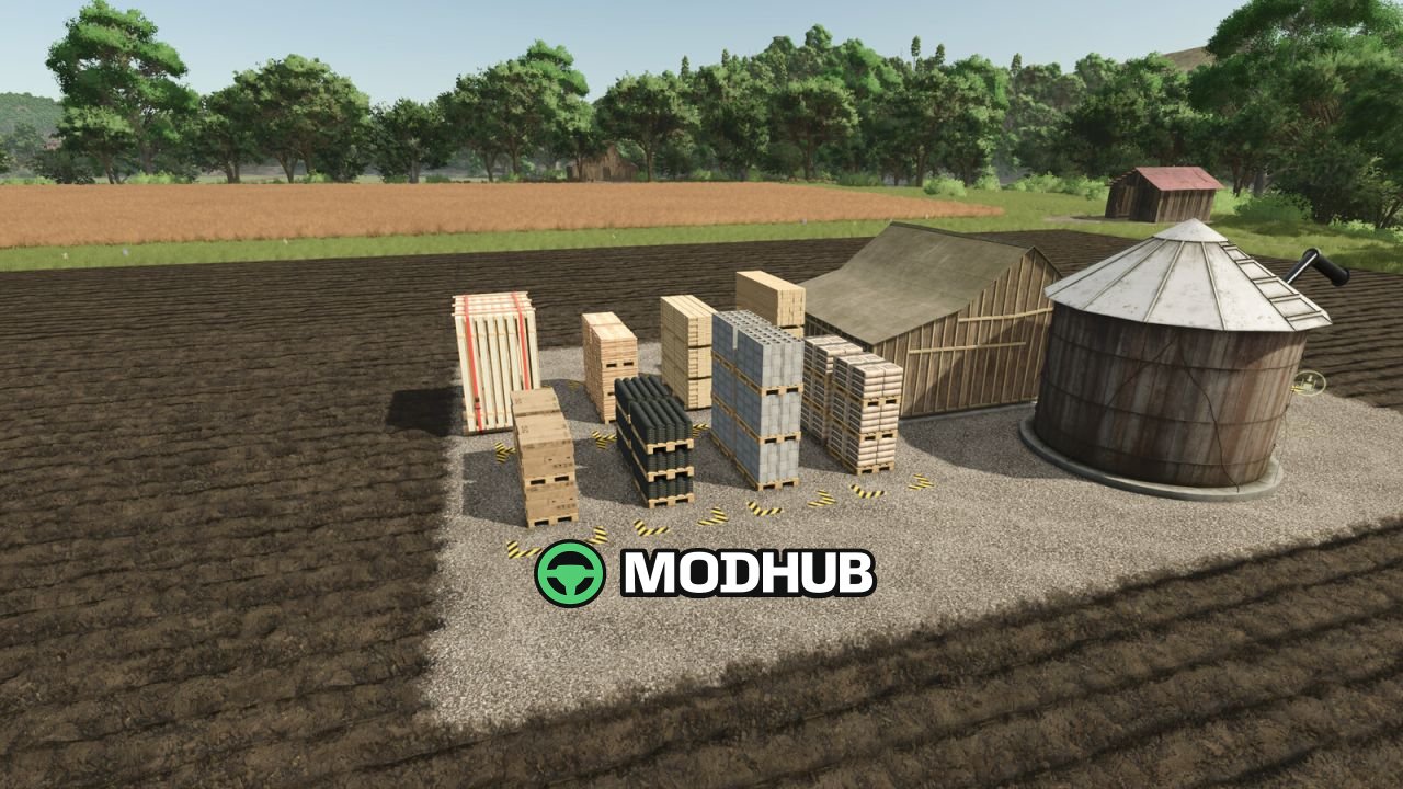 Будівельна база Rusty Building Supply V1.0.0.1 для FS25