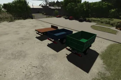 Ефективний Одновісний Причіп One Axle Trailer для Farming Simulator 25 — 3