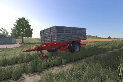 Ефективний Одновісний Причіп One Axle Trailer для Farming Simulator 25 — 4