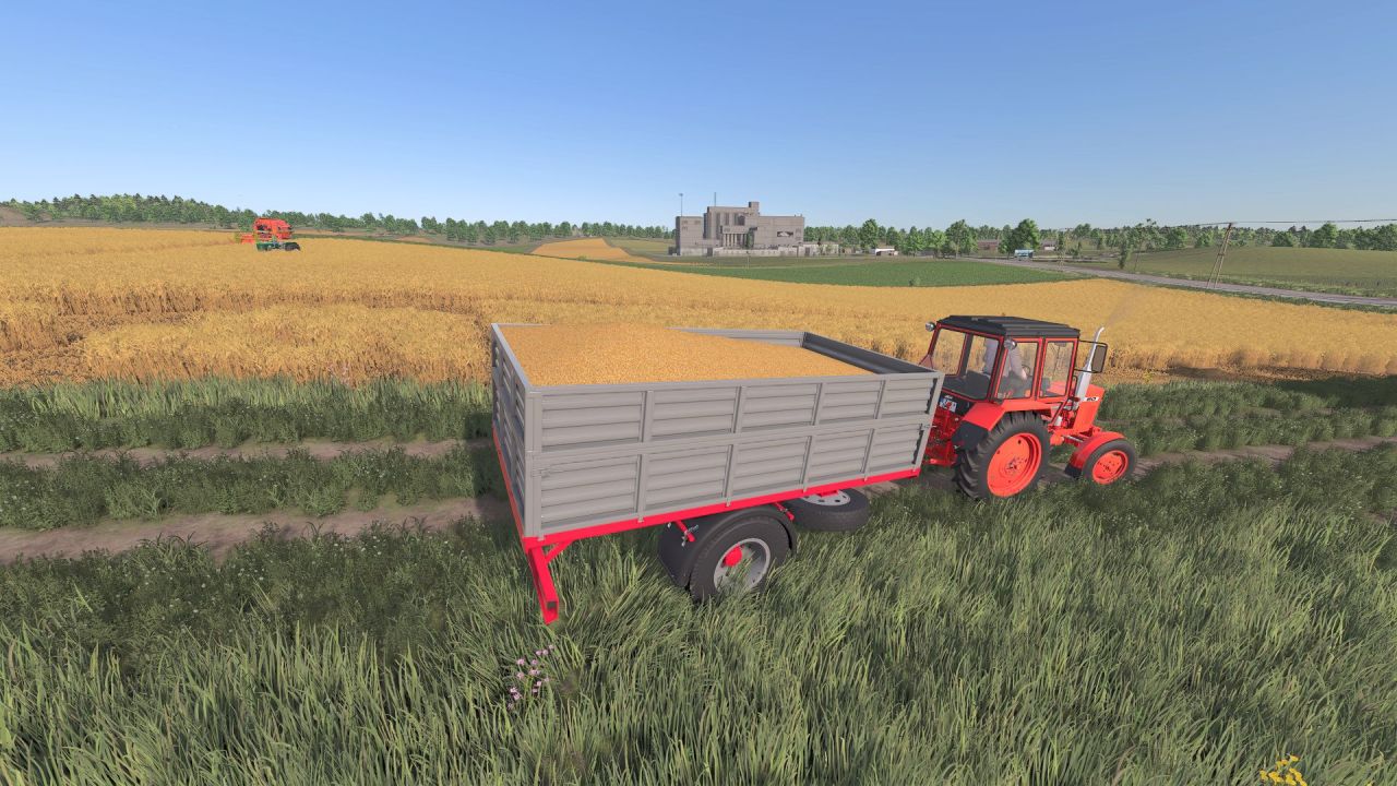 Efektywny Przyczep One Axle Trailer do Farming Simulator 25 - Zrzuty ekranu