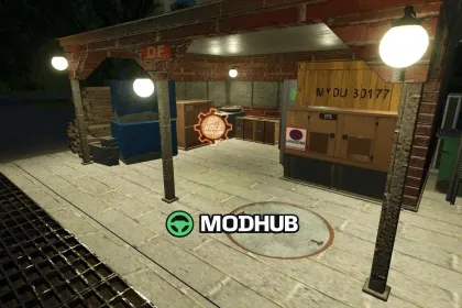 Будівля Transshipment Terminal DF INDUSTRIES v1.1 для FS25 — 2
