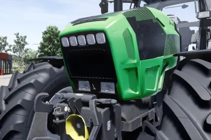 Leistungsstarker Mähdrescher Deutz Fahr X710-720-730 mit echtem GPS für Farming Simulator 25 — 2