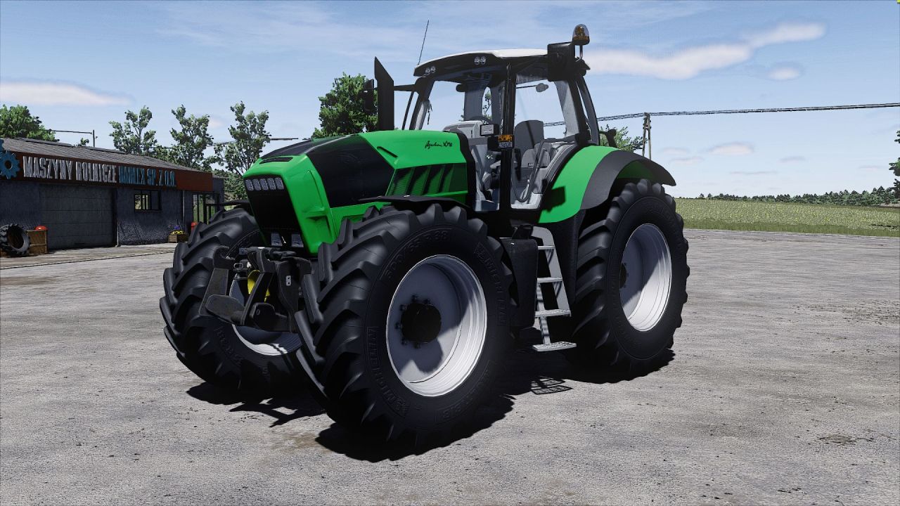 Leistungsstarker Mähdrescher Deutz Fahr X710-720-730 mit echtem GPS für Farming Simulator 25