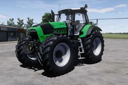 Leistungsstarker Mähdrescher Deutz Fahr X710-720-730 mit echtem GPS für Farming Simulator 25 — 4
