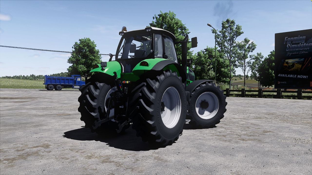 Leistungsstarker Mähdrescher Deutz Fahr X710-720-730 mit echtem GPS für Farming Simulator 25
