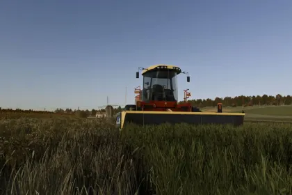 Mower New Holland H8060 + DuraBine 416 for Farming Simulator 25