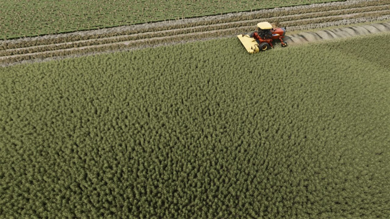 Косарка New Holland H8060 + DuraBine 416 для Farming Simulator 25