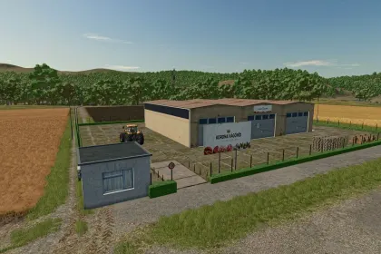 Medium Butcher production building for Farming Simulator 25