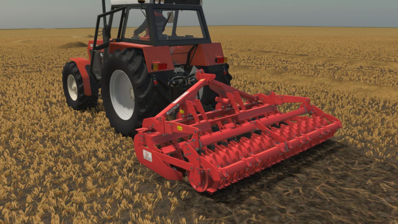 Efektywny Kultywator Lisicki MG 300 (3 m) — Szybkie Zbieranie Paszy w FS 25