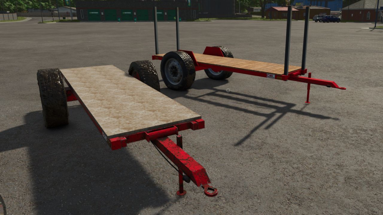 Дерев'яний причіп CMS для Farming Simulator 25