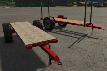 Дерев'яний причіп CMS для Farming Simulator 25 — 2