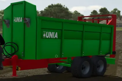 Розкидач гною Unia Tytan 8 для Farming Simulator 25