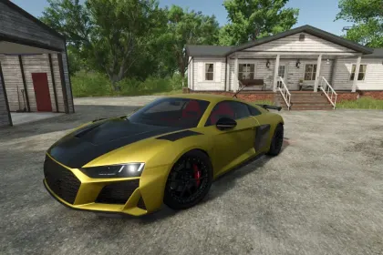 Автомобіль Audi R8 V10 2023 для Farming Simulator 25