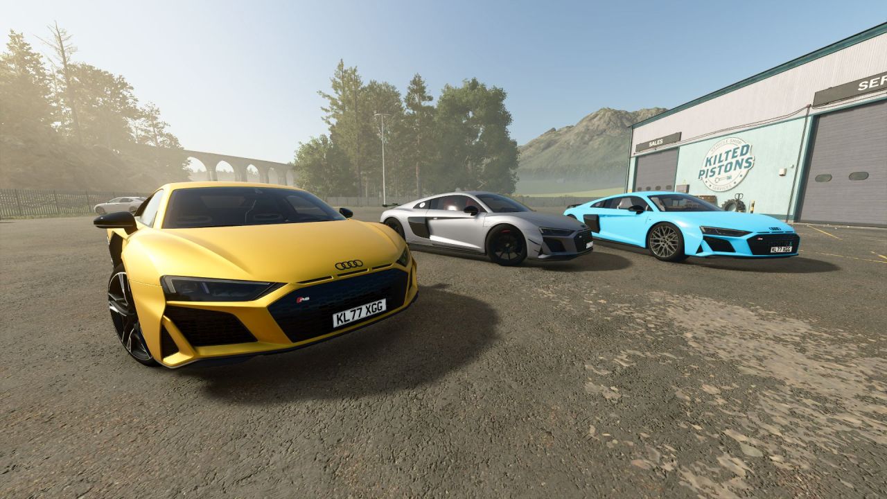 Автомобіль Audi R8 V10 2023 для Farming Simulator 25