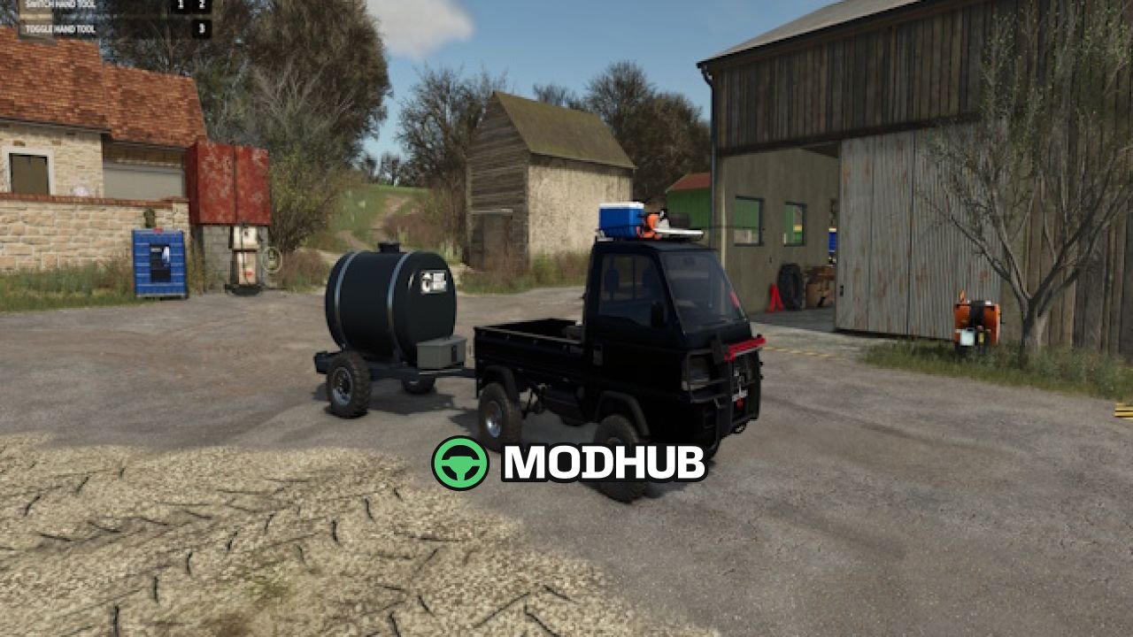 Причіп SCG Sheep Liquid Barrel V1.0 для FS25