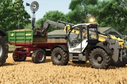 Telehandler Liebherr T33-10 for Farming Simulator 25
