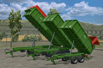 Причіп Lizard GHM Tipping Trailer Pack для Farming Simulator 25
