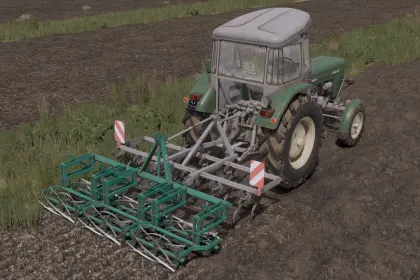 Kultywator Unia Grudziądz U410-U416 do Farming Simulator 25 — 2